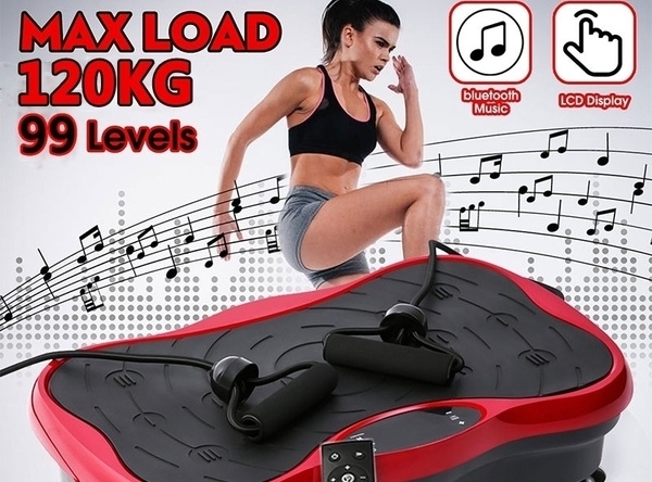 VIBROSHAPER - 200W, do 120 Kg, 99 rýchlostí, bluetooth repro...