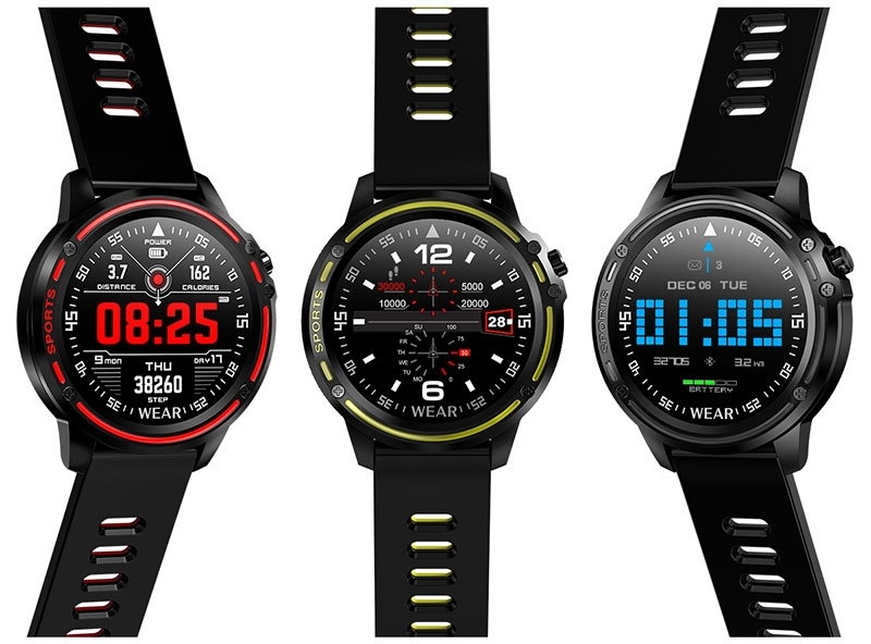 Špičkové smart hodinky - meranie tlaku, srdcovej frekvencie, hladiny kyslíka v krvi... - 3 farby
