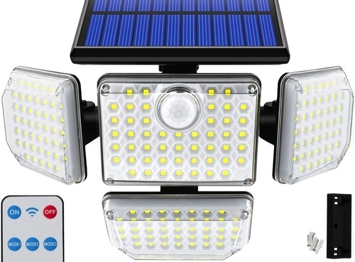 Solárna lampa so 181 LED a externým panelom Izoxis