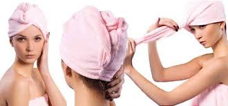 Praktická osuška na vlasy - hair wrap